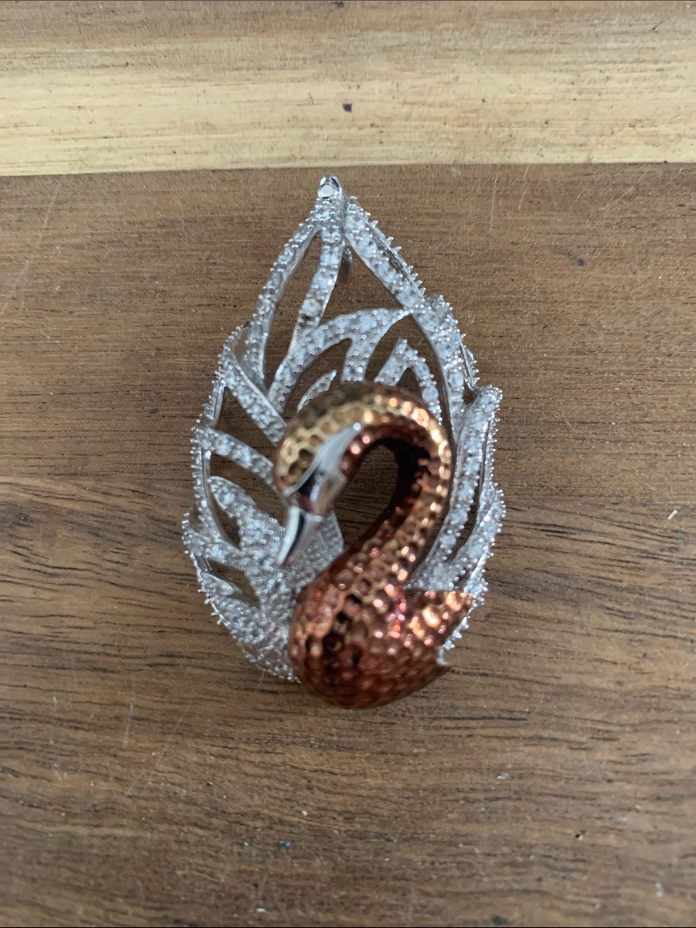 Elegant 925 Swan Brooch - Women Jewelry